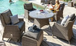 a casa mia Gartensessel aus Polyrattan Florenz 2