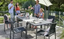 a casa mia Gartentisch ausziehbar bis zu 270 cm Arizona