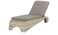 a casa mia Polyrattan-Gartenliege Sylt