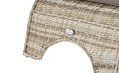 a casa mia Polyrattan-Gartenliege Sylt