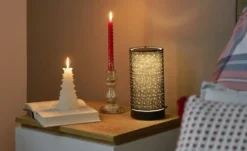 Akku LED-Tischleuchte schwarz
