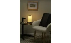 Akku LED-Tischleuchte taupe