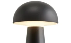 Akku-Tischleuchte, 1-flammig, schwarz