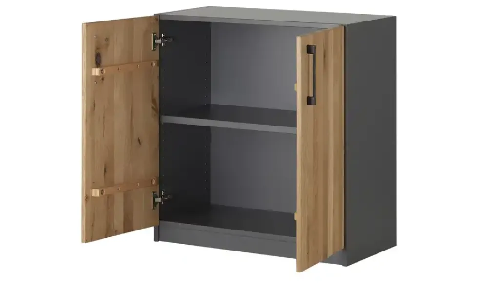 Aktenschrank mit Massivholzfront SOLIDLine