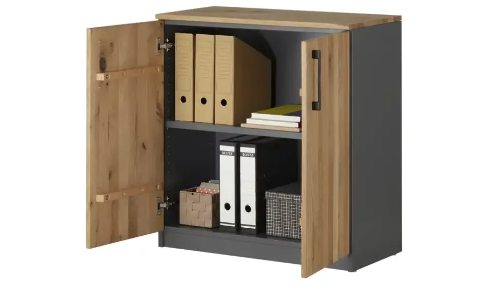 Aktenschrank mit Massivholzfront SOLIDLine