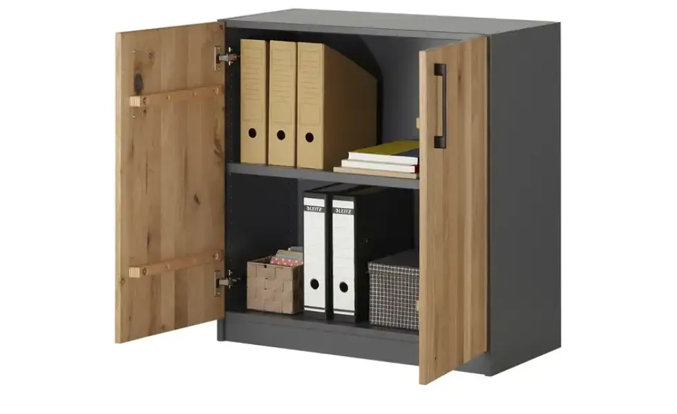 Aktenschrank mit Massivholzfront SOLIDLine