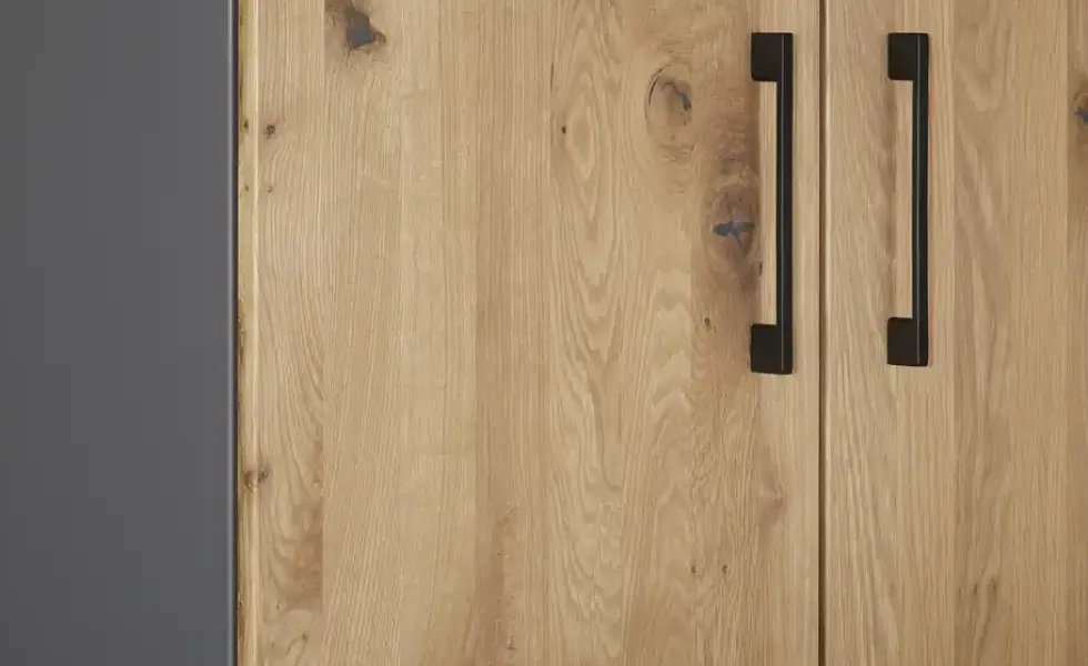 Aktenschrank mit Massivholzfront SOLIDLine