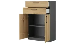 Aktenschrank mit Massivholzfront SOLIDLine