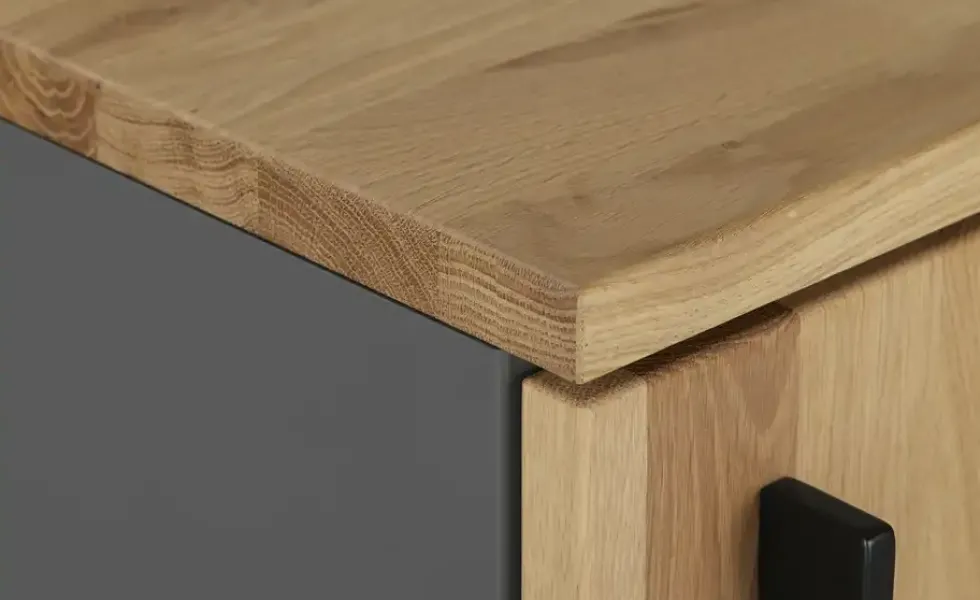 Aktenschrank mit Massivholzfront SOLIDLine