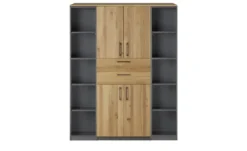 Aktenschrank mit Massivholzfront SOLIDLine