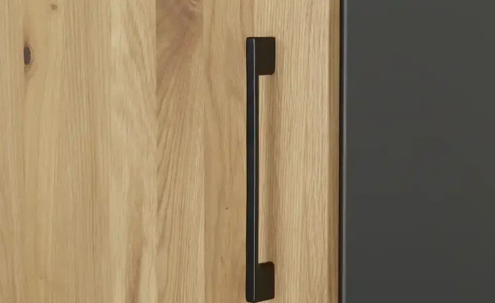 Aktenschrank mit Massivholzfront SOLIDLine