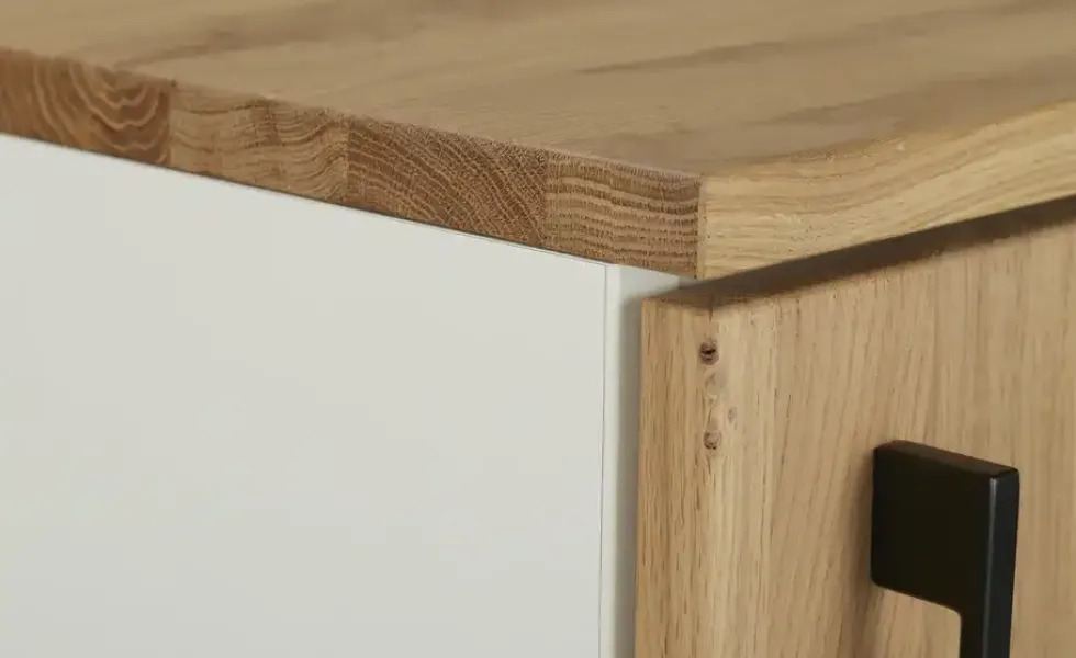 Aktenschrank mit Massivholzfront SOLIDLine