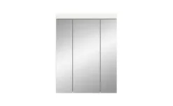 Badezimmerspiegelschrank SCHLOONSEE, Breite 60cm, 3 Spiegeltüren, 9 Fächer, 6 Einlegeböden, in verschiedenen Farben erhältlich, Badmöbel, Spiegel, Badschrank, Bad Schloonsee