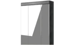 Badezimmerspiegelschrank SCHLOONSEE, Breite 60cm, 3 Spiegeltüren, 9 Fächer, 6 Einlegeböden, in verschiedenen Farben erhältlich, Badmöbel, Spiegel, Badschrank, Bad Schloonsee
