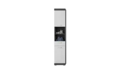 Badmöbel-Set SCHLOONSEE, 3 teilig, bestehend aus: Hochschrank, Waschbeckenunterschrank, Spiegelschrank Schloonsee