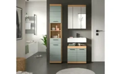 Badmöbel-Set SCHLOONSEE, 3 teilig, bestehend aus: Hochschrank, Waschbeckenunterschrank, Spiegelschrank Schloonsee