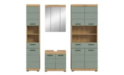 Badmöbel-Set SCHLOONSEE, 3 teilig, bestehend aus: Hochschrank, Waschbeckenunterschrank, Spiegel Schloonsee