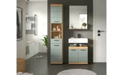 Badmöbel-Set SCHLOONSEE, 3 teilig, bestehend aus: Hochschrank, Waschbeckenunterschrank, Spiegel Schloonsee