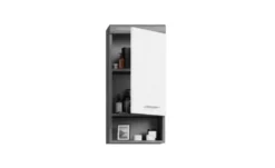 Badmöbel-Set SCHLOONSEE, 5 teilig, bestehend aus: Hochschrank, WBU, Spiegelschrank, Unterschrank, Hängeschrank Schloonsee