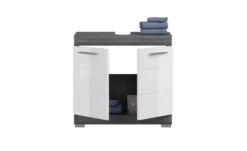 Badmöbel-Set SCHLOONSEE, 5 teilig, bestehend aus: Hochschrank, WBU, Spiegelschrank, Unterschrank, Hängeschrank Schloonsee