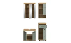 Badmöbel-Set SCHLOONSEE, 4 teilig, bestehend aus: Waschbeckenunterschrank, Spiegelschrank, Unterschrank, Hängeschrank Schloonsee