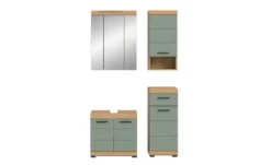 Badmöbel-Set SCHLOONSEE, 4 teilig, bestehend aus: Waschbeckenunterschrank, Spiegelschrank, Unterschrank, Hängeschrank Schloonsee