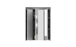Badmöbel-Set SCHLOONSEE, 4 teilig, bestehend aus: Waschbeckenunterschrank, Spiegelschrank, Unterschrank, Hängeschrank Schloonsee