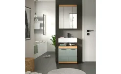 Badmöbel-Set SCHLOONSEE, 2 tlg., bestehend aus: Waschbeckenunterschrank, Spiegelschrank, in verschiedenen Farben erhältlich, Badmöbel, Kombination, Badezimmer Schloonsee