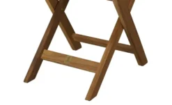 Balkonklappstuhl 2er-Set aus Akazienholz Java