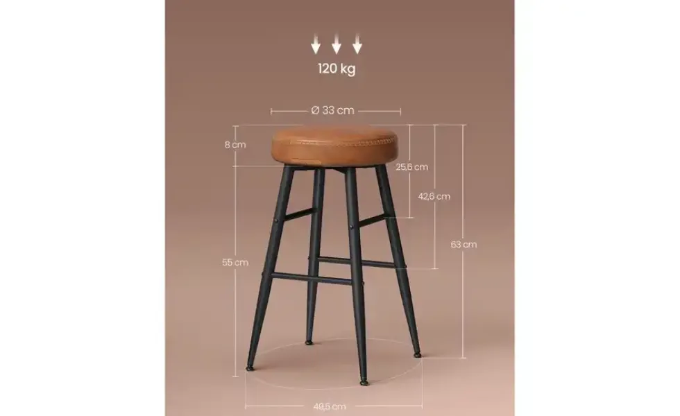Barhocker 2er-Set