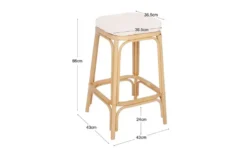 Barhocker 2er-Set Obira