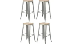 Barhocker 4er-Set Tabnash