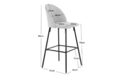 Barhocker 2er-Set Tabnilsson