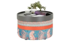 bassetti by SCHRÖNO Pouf aus Velours Tino