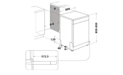 Bauknecht Geschirrspüler B2FHD624A