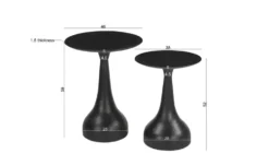 Beistelltisch Black Smooth