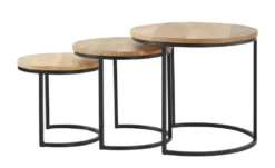 Beistelltisch 3er-Set Round