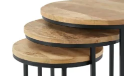Beistelltisch 3er-Set Round
