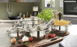 Berndes Topfset, 5-teilig Romantika