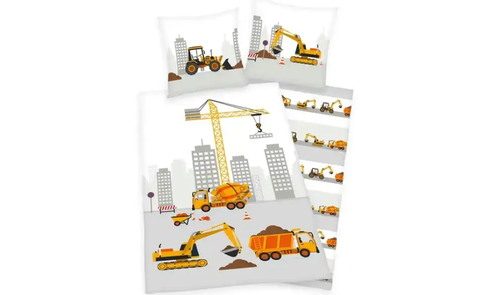 Bettwäsche-Set Baustelle
