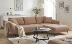 bobb Ecksofa mit Sitztiefenverstellung Carly