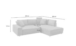 bobb Ecksofa Arissa de Luxe