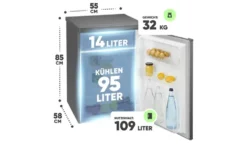 Bomann Kühlschrank KS 7251 ix