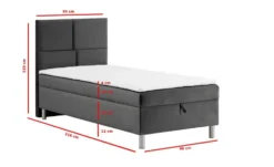 Boxbett mit Bettkasten Adria