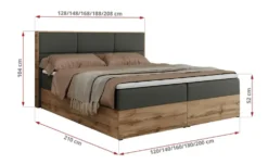 Boxbett mit Bettkasten Albero 2