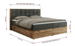 Boxbett mit Bettkasten Albero 1