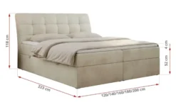 Boxbett mit Bettkasten Diegos