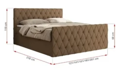 Boxbett mit Bettkasten Miren Duo