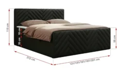 Boxbett mit Bettkasten Paris Duo