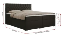 Boxbett mit Bettkasten Pera